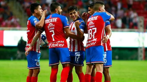 Jugadores de Chivas en la Copa MX.