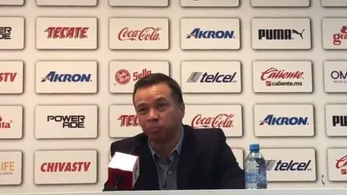 Mariano Varela en conferencia de prensa.