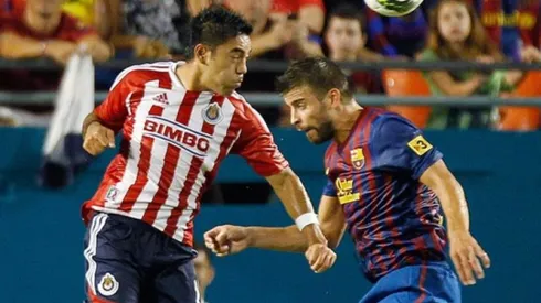 El Rebaño Sagrado jugó en agosto de 2006 frente al FC Barcelona y Toluca un mismo día