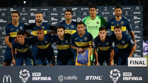 Formación de Boca Juniors en el partido ante Tigres.