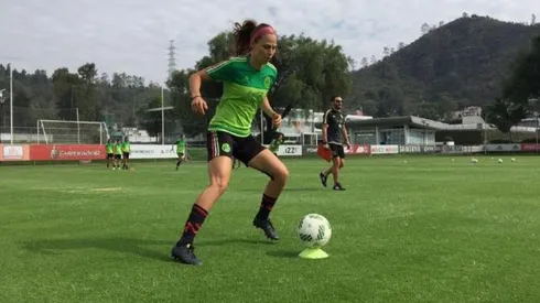 La ex Galaxy llegó este viernes al Redil