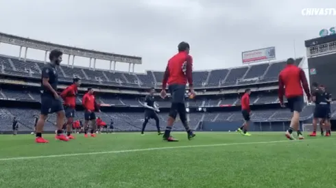 Entrenamiento de Chivas en Estados Unidos.