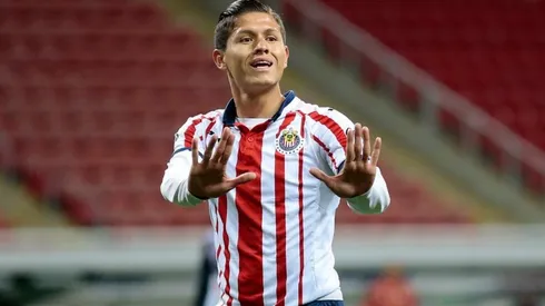 Jesús Godínez en un partido de Chivas.