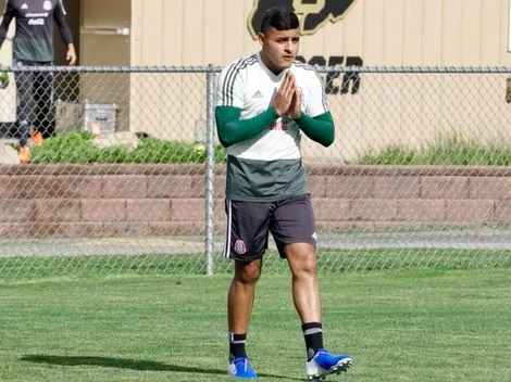 Alexis Vega se alista así con el Tri para enfrentar a Canadá