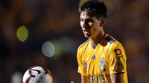 Jurgen Damm en un partido de Tigres.