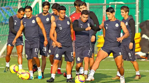 Entrenamiento de Chivas.