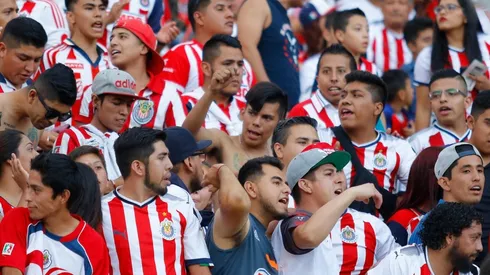 Aficionados de Chivas.