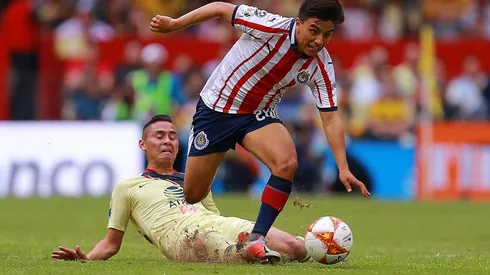 El volante venía siendo soporte en contención con Jesús Molina y Dieter Villalpando