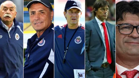 Entrenadores que han estado en Chivas junto a Vergara.