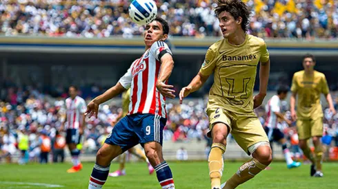 Chivas en su visita a CU en el 2014.