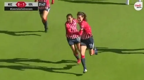 Tania Morales abrió la cuenta para Chivas Femenil ante Necaxa