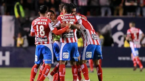 Atlético San Luis en el campeonato frente a Dorados de Sinaloa.