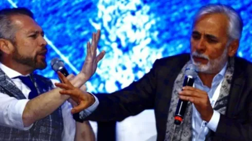 Higuera con Martínez.