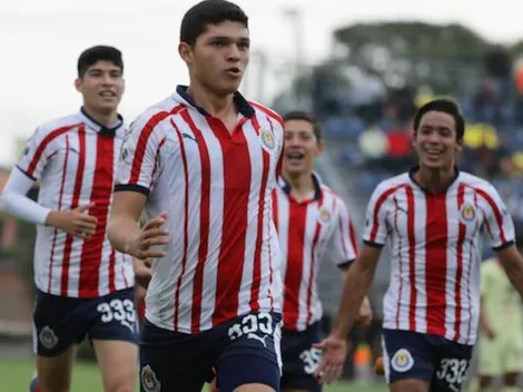 Chevy Martínez empató sobre la hora para Chivas Sub-20 en Pachuca