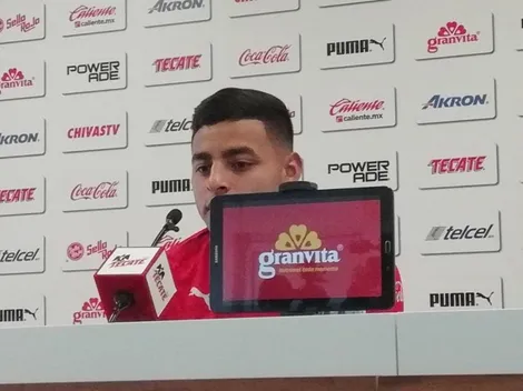 Vega reconoce que Chivas le permitiría llegar al Tri y en "un tiempo" a Europa