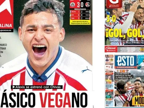 Las portadas de la goleada en el Clásico Tapatío