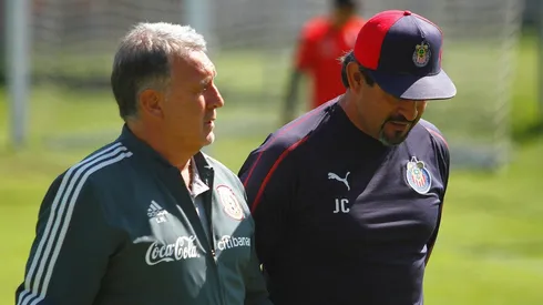 Gerardo Martino en su visita a Verde Valle. (Foto: Getty Images)