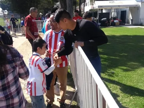 El especial gesto de Alan Pulido tras el entrenamiento