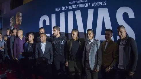 La alfombra roja del premiere en la película de Chivas.