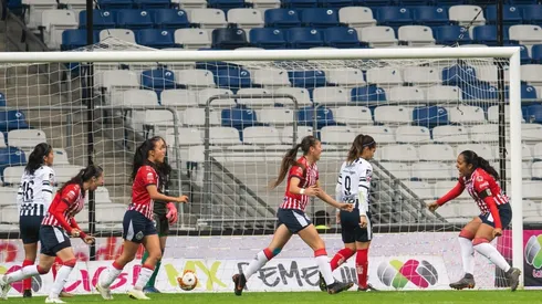 Chivas igualó 1-1 con Monterrey en los cuartos de final ida de la Liga MX Femenil.