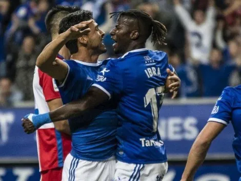 Oswaldo Alanís marca su primer gol en el fútbol europeo