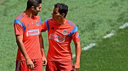 Jair Pereira y Jesús Sánchez asistieron a la despedida de Omar Bravo.