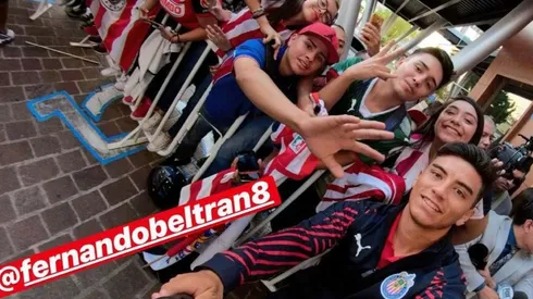 Los aficionados compartieron con los jugadores en León