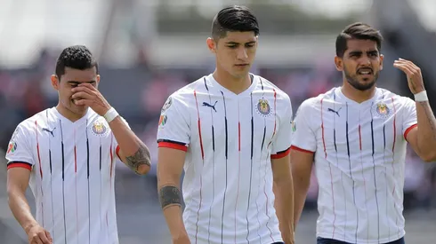 Alan Pulido vio la roja luego de la intervención del VAR (Foto: Jam Media)