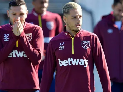 REGRESO: Chicharito Hernández ya entrena con West Ham