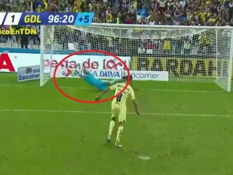 El atajadón con el que Raúl Gudiño se vistió de santo