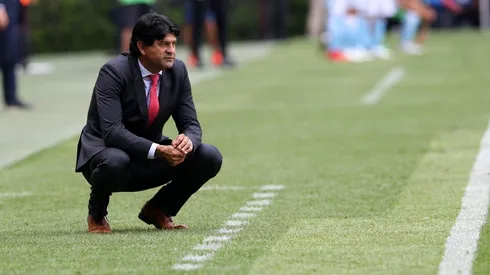 El entrenador paraguayo no quiso dedicarle muchas palabras al árbitro.