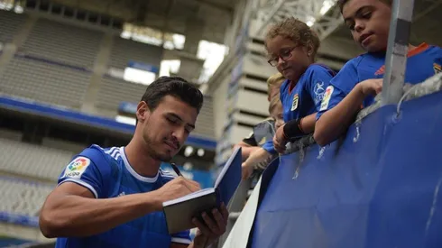Oswaldo Alanís fue la incorporación de mayor peso en el Real Oviedo.
