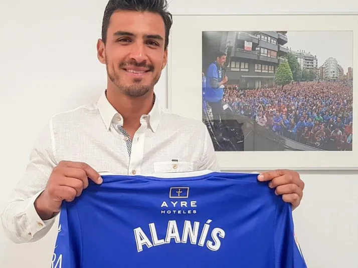 Alanís feliz tras sumarse al Real Oviedo español