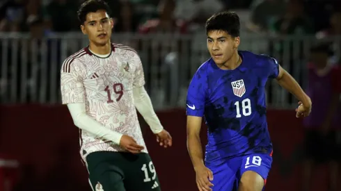 Obed Vargas cuando jugaba para Estados Unidos.