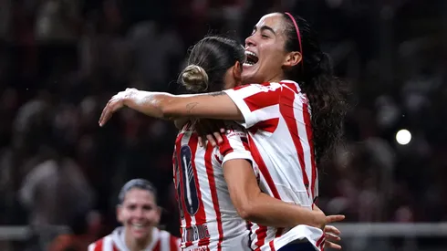 Así celebró su gol Caro Jaramillo.