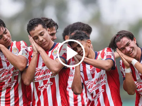 Mágico gol de Uribe en la goleada de Chivas Sub23 ante Rayados por 3-0