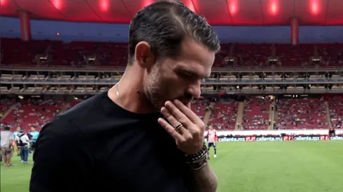 Pintita Gago tras un juego de Chivas.