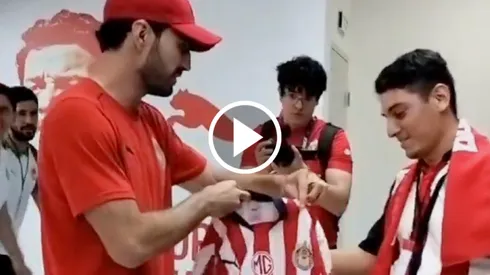 El momento más emotivo para el vendedor del Akron.