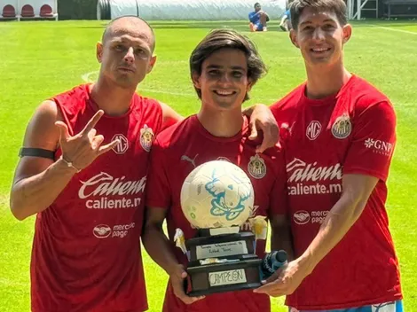 El festejo de Chicharito Hernández por su regreso a la convocatoria