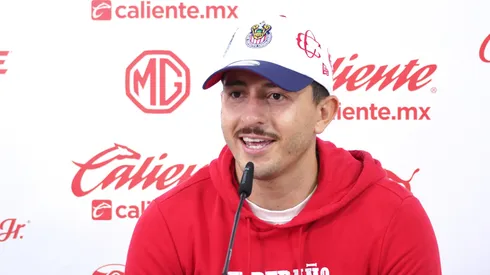 Alan Mozo en conferencia de prensa.