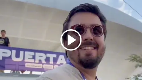 Amaury Vergara disfruta del tenis en Guadalajara.