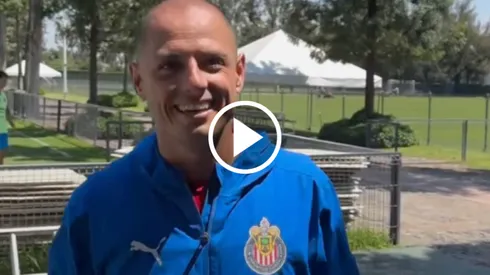 Chicharito apareció en video.
