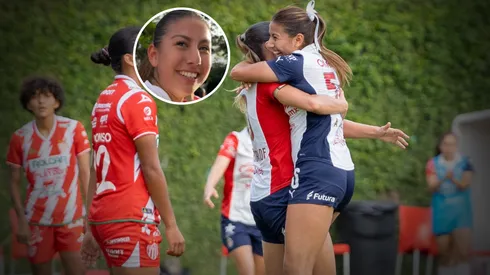 Amalia López reaccionó de forma emotiva a su primer gol con Chivas Femenil