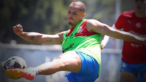 Chicharito Hernández sorprendió a los presentes en la sesión matutina de este miércoles en Verde Valle
