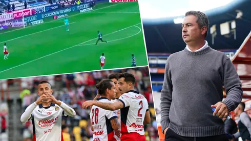 La espectacular jugada en el gol de Chivas ante Pachuca.