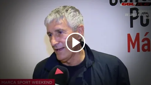 Quique Setién apareció recientemente en una entrevista y lanzó un guiño al Guadalajara