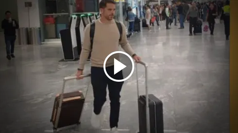 Fernando Gago se marchó esta madrugada de Guadalajara con destino a Buenos Aires