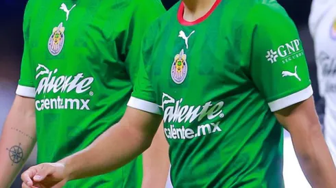 Las Chivas en un partido de Liga MX.