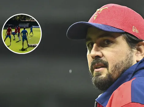 Amaury Vergara asistió al entrenamiento de Chivas