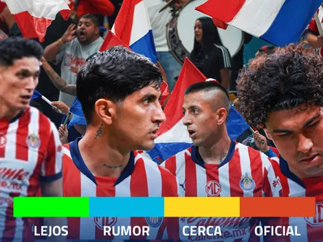 Semáforo de posibles bajas en Chivas